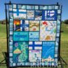 Finland Quilt Blanket Ver 2  Quilt